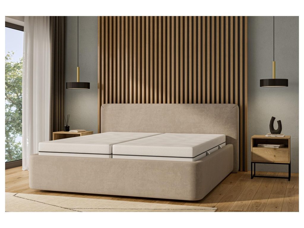 Lidl Livarno Comfort Plus auf einem Bett im Schlafzimmer