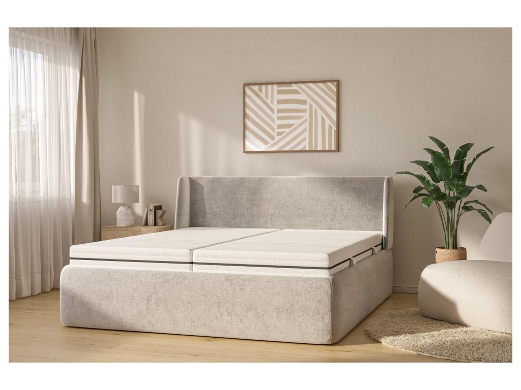 Lidl Livarno Home Support auf einem Bett im Schlafzimmer