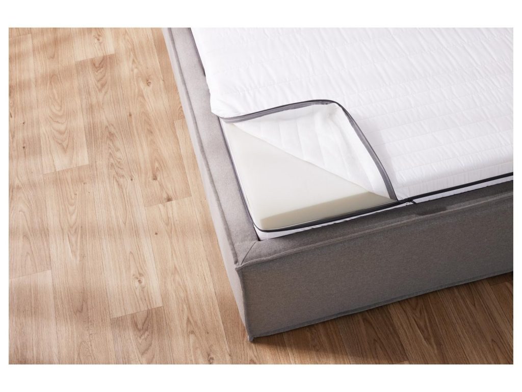 Lidl Livarno Home Waves – geöffneter Bezug an der Ecke