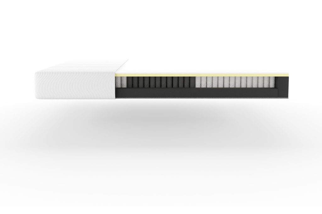 Slome Hybrid H3 Matratze Essential – Querschnitt mit Taschenfederkern