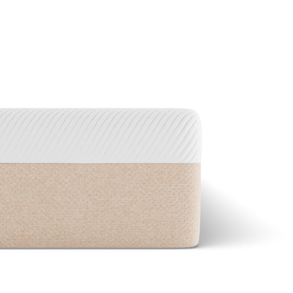 Slome Latex-Matratze H3 Premium – Seitenansicht mit Leinen-Seitenteil